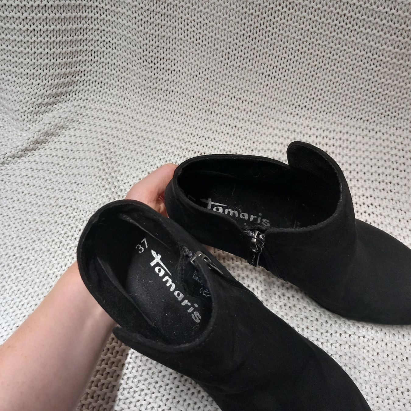 Tamaris Damenschuhe: Tamaris High Heels / Ankle Boots Gr.37 schwarz – Gebraucht aus Gwatt (Thun) von umwelt-brocki 4