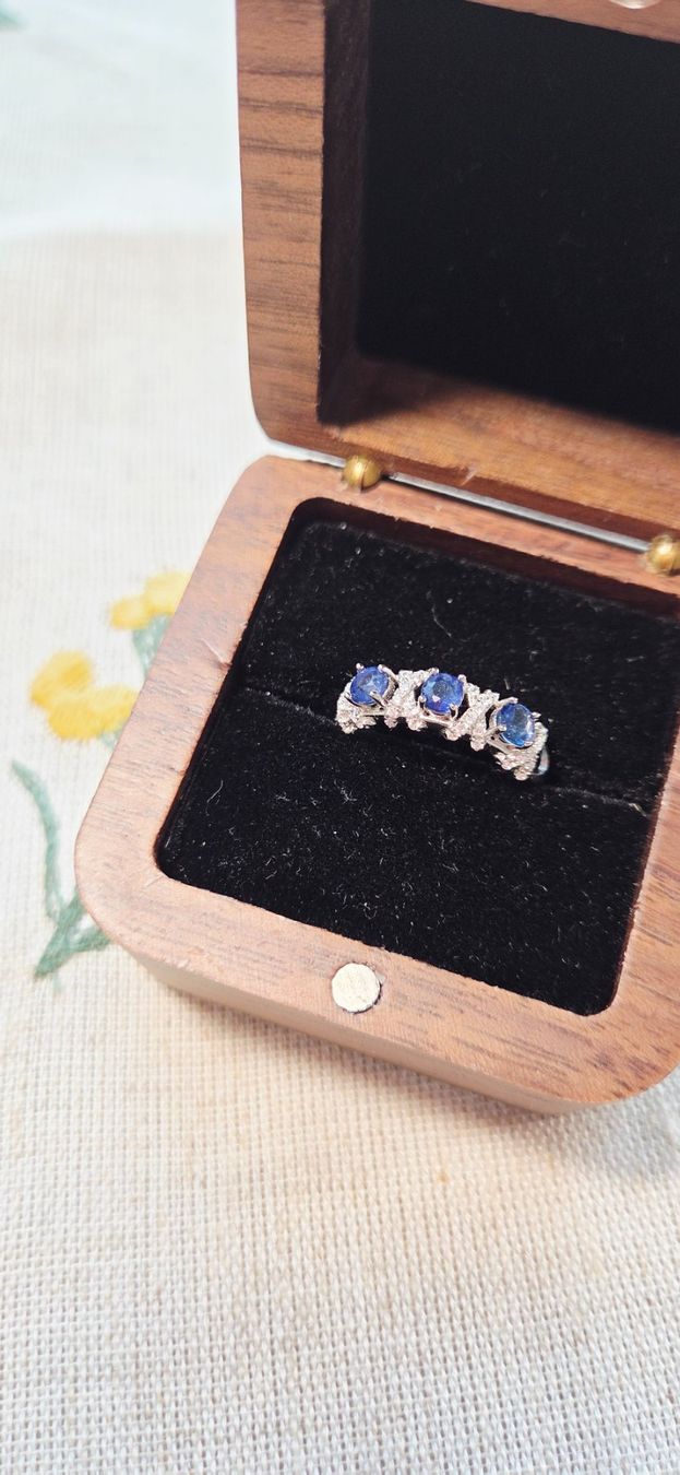 Anelli: NEW - S925 Sapphire Ring (Adjustable) – Nuovo (secondo la descrizione) da Zürich venduto da cin_wcf6 4