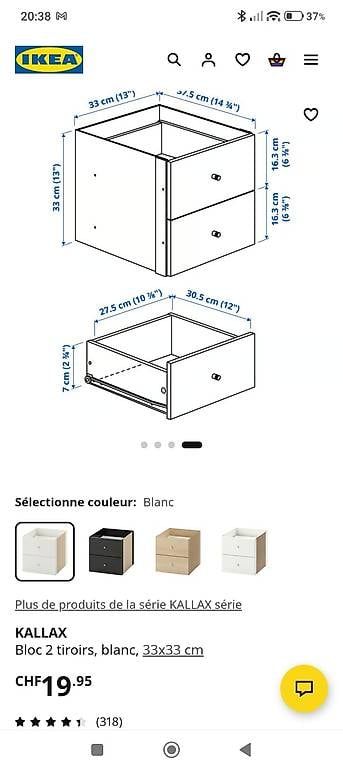 Kommoden: Tiroir Ikea – Gebraucht aus Yverdon-les-Bains von Cadocouches.ch