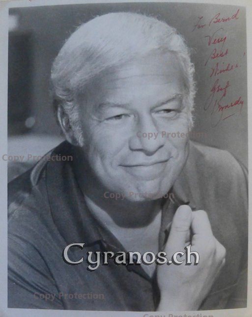 Autografi: George Kennedy (1925-2016) Schauspieler - Autogramm – Usato da Dietikon venduto da cyranos1
