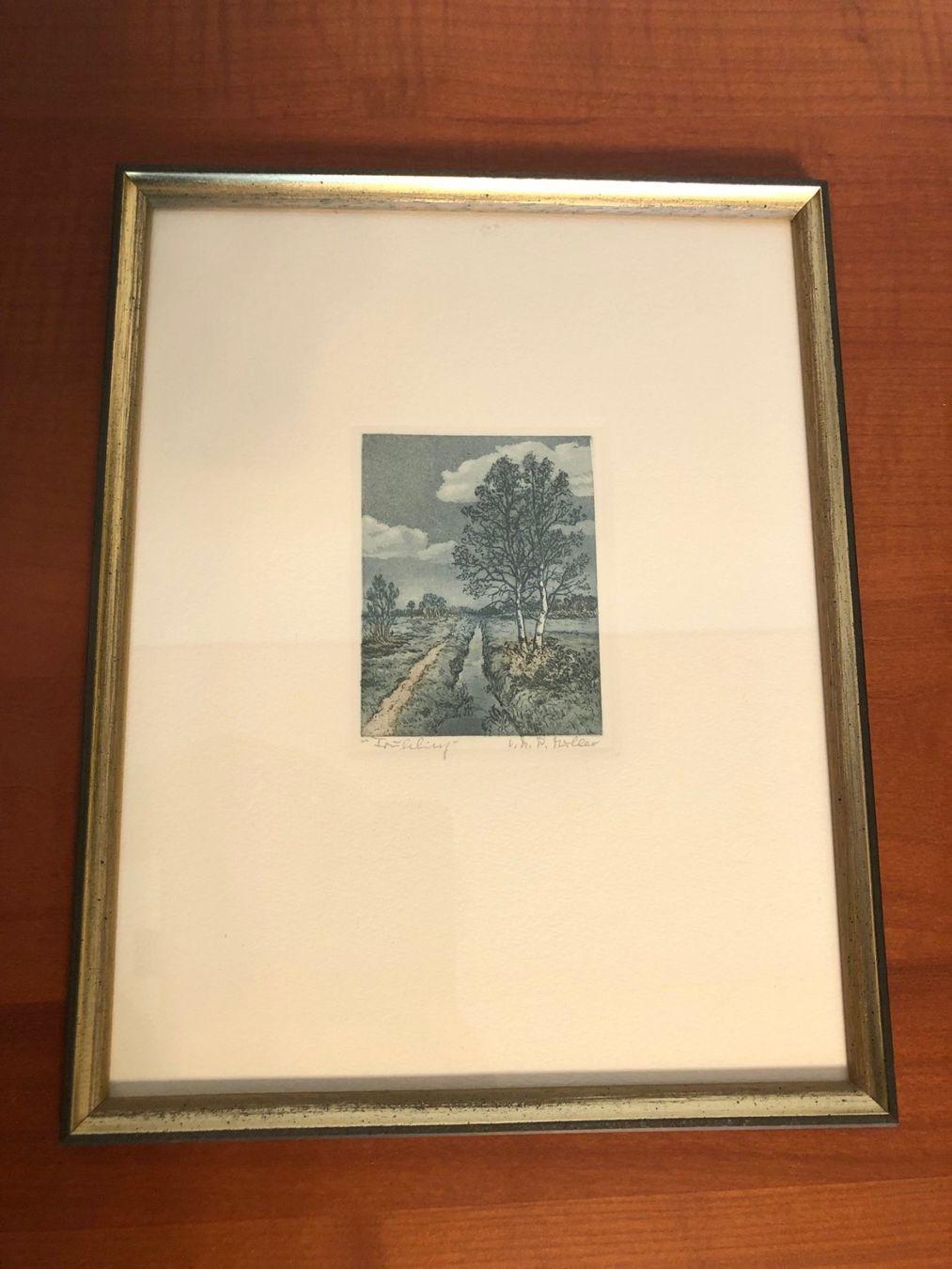 Gemälde: Bild Original - signiert - Thema Frühling – Gebraucht aus Oberweningen von Hermes010
