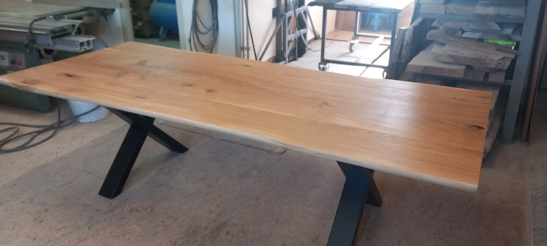 Tavoli: Schweizer Massivholztisch aus Eiche rustikal 260x110cm – Nuovo (secondo la descrizione) da Altishofen venduto da Rossi464 8