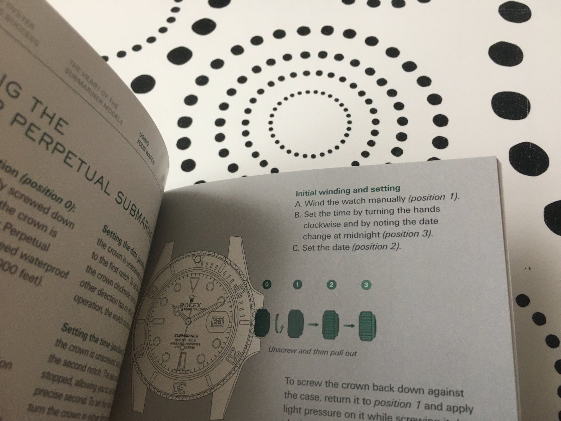 Rolex Documenti: ROLEX SUBMARINER OPERATING INSTRUCTIONS - ENG 2013 !!! – Usato da Epalinges venduto da dream-watch 6