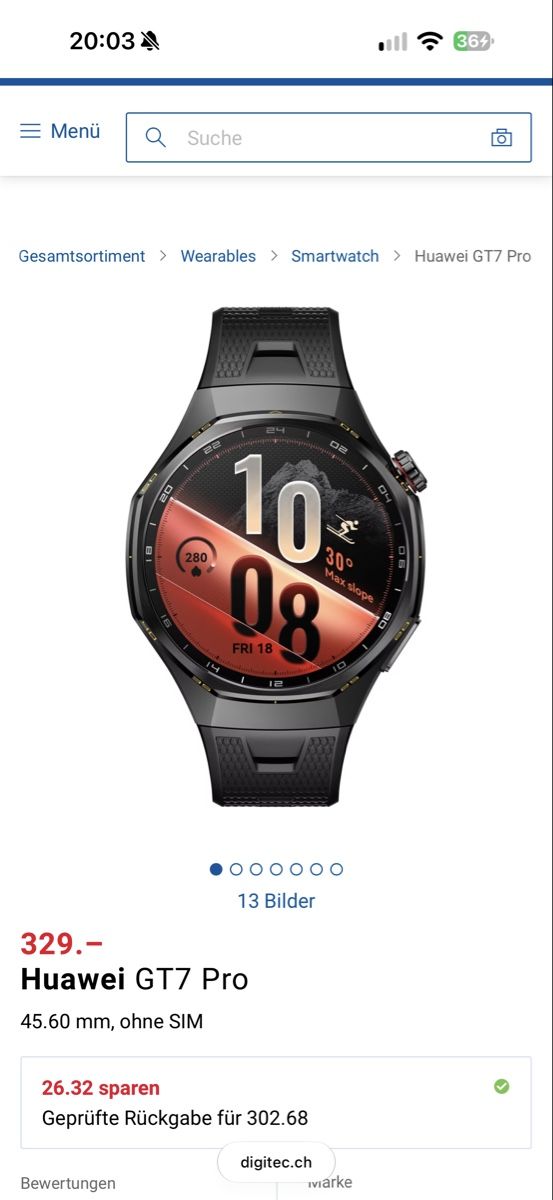 Huawei Smartwatch: HUAWEI GT7 Pro – Neuf (Voir description) à Plan-les-Ouates par mik_8tzt 2