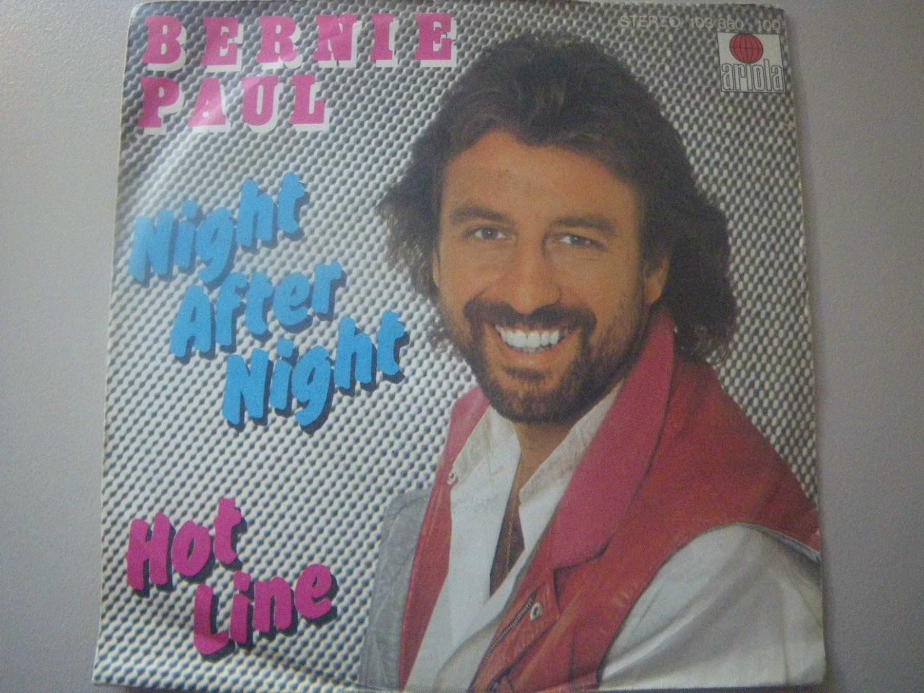 Dischi in vinile: Vinyl-Single Bernie Paul - Night After Night – Usato da Langenthal venduto da Modo39