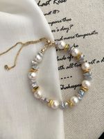 Barock Süsswasserperlen Armband echte