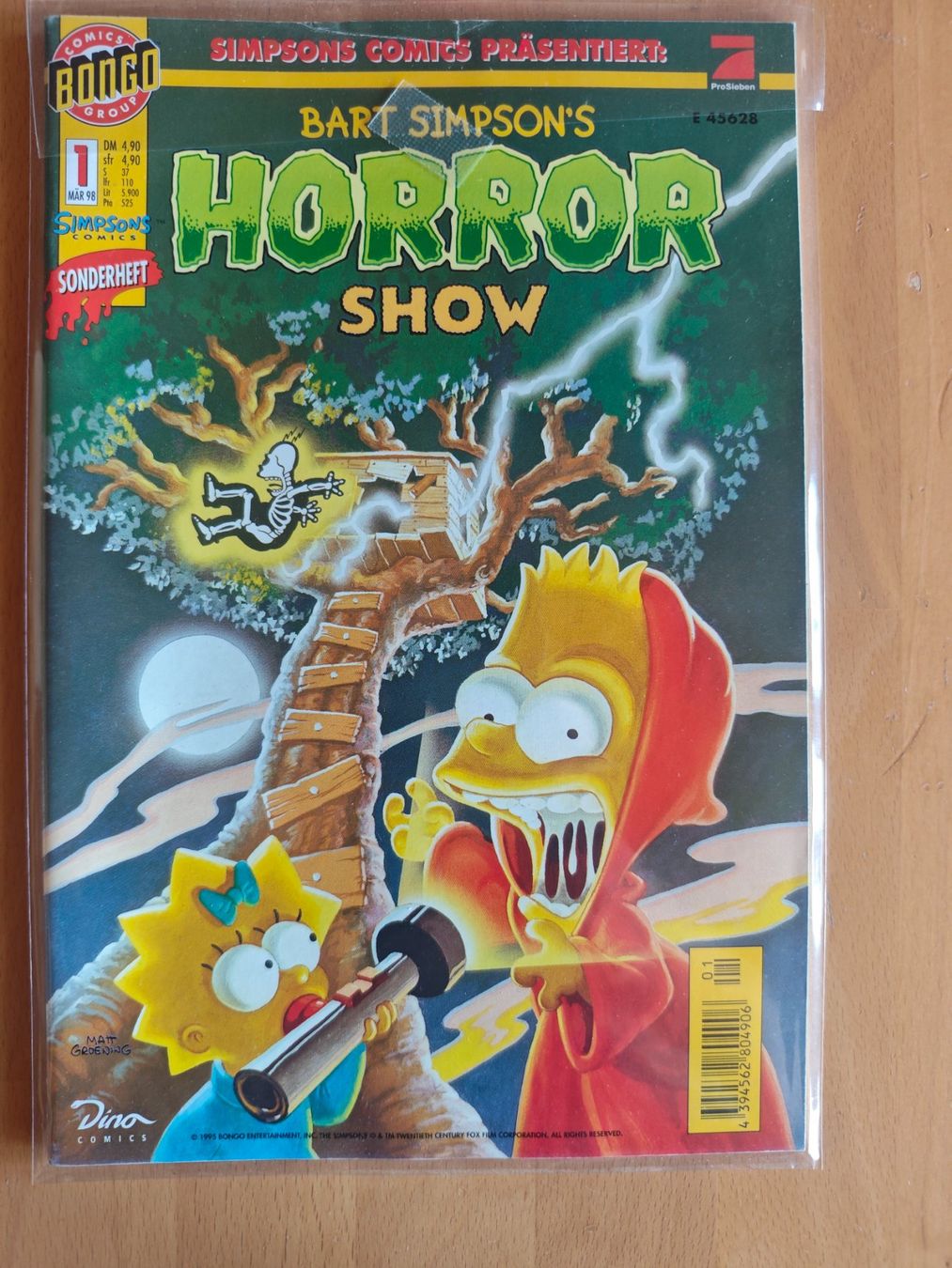 Fumetti: Bart Simpsons Horror Show Comic Sonderheft 1 Top Zustand – Usato da Wolfwil venduto da Rarak