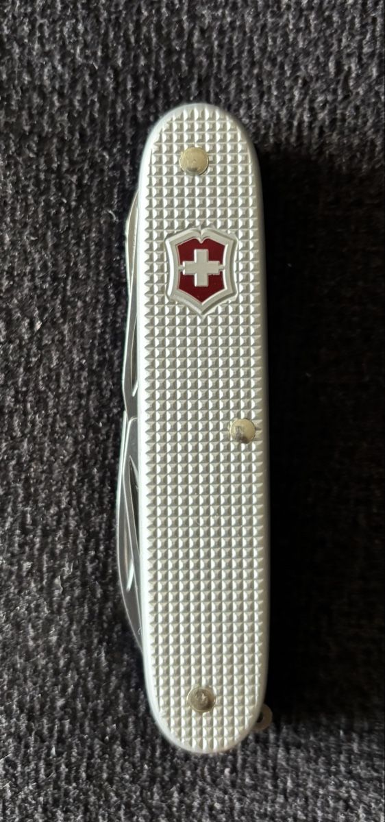 Victorinox Coltelli tascabile: Victorinox Bicolor 4 progress silber/blau – Nuovo (secondo la descrizione) da Allenwinden venduto da Lb3 1