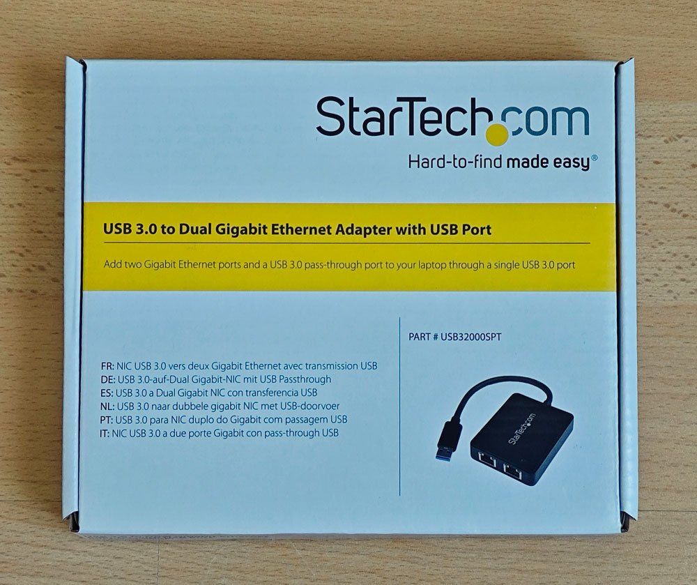Unità & Adattatore: StarTech USB 3.0 Dual Gigabit Ethernet Adapter - NEU – Nuovo e nell'imballaggio originale da St.Gallen venduto da Pheban 1