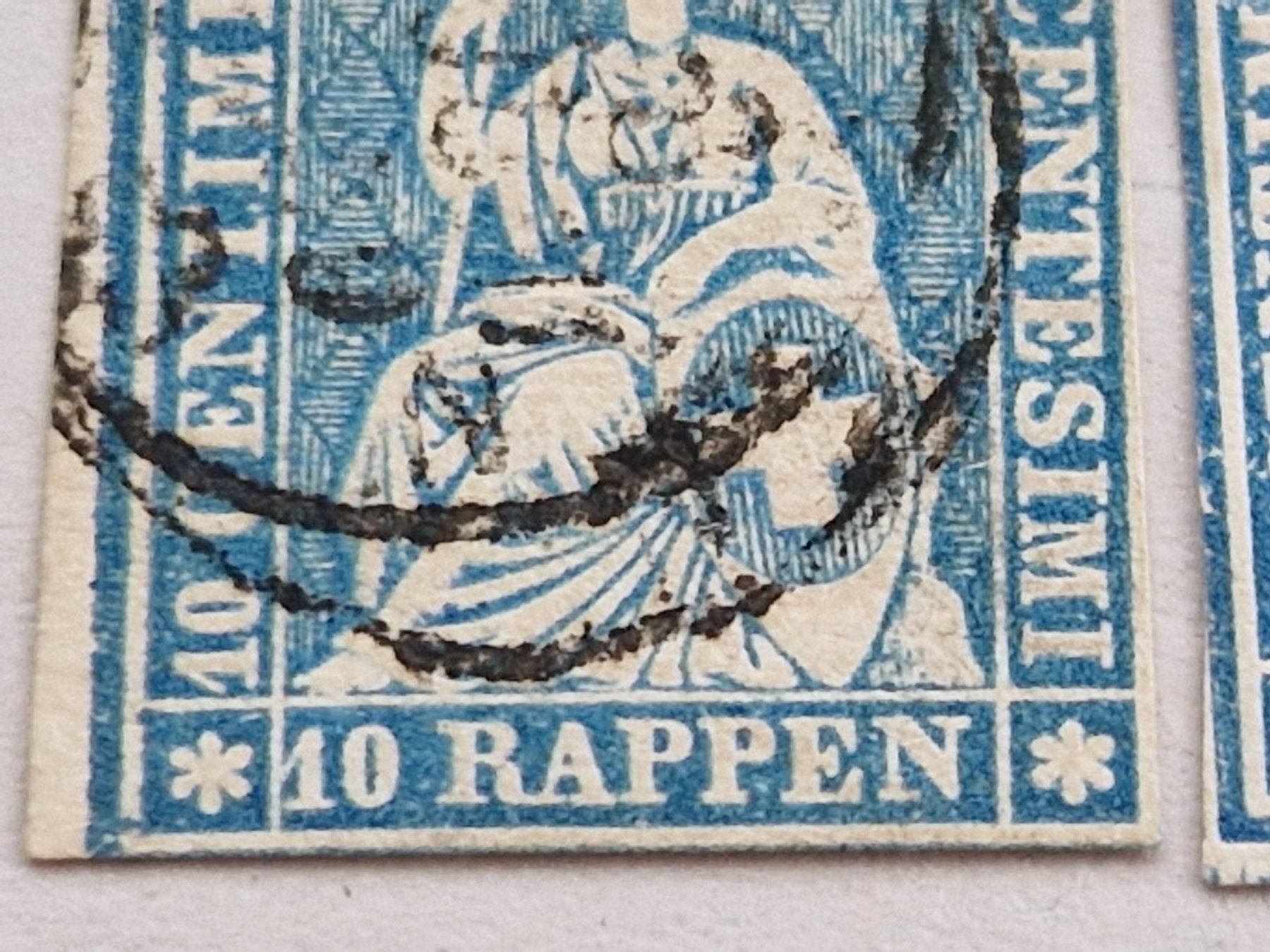 Tutti i francobolli: Strubel 23C, 2St., ab 1.- – Usato da Burgdorf venduto da Glossy01 2