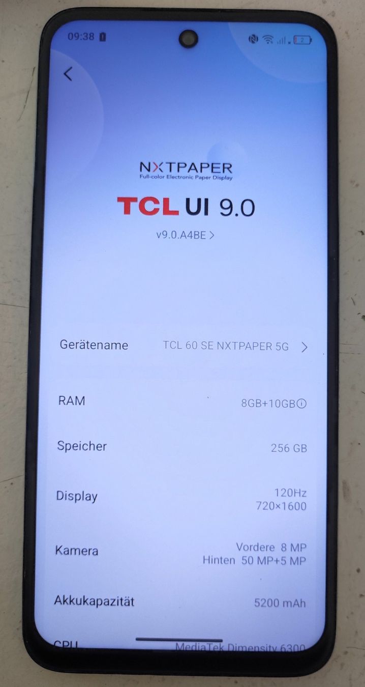 Telefoni cellulari / Smartphones: TCL 60 NXTpaper 5G – Usato da Adliswil venduto da Dkain 5