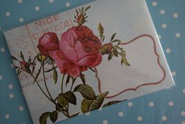 Umschlag mit Karte Rosen Motiv Edition Tausendschön NEU