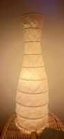 Vintage Papier-Stehlampe cremeweiss – warmes Licht