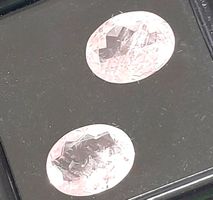2x Morganites 8x6 mm - Valeur 60.- Fr