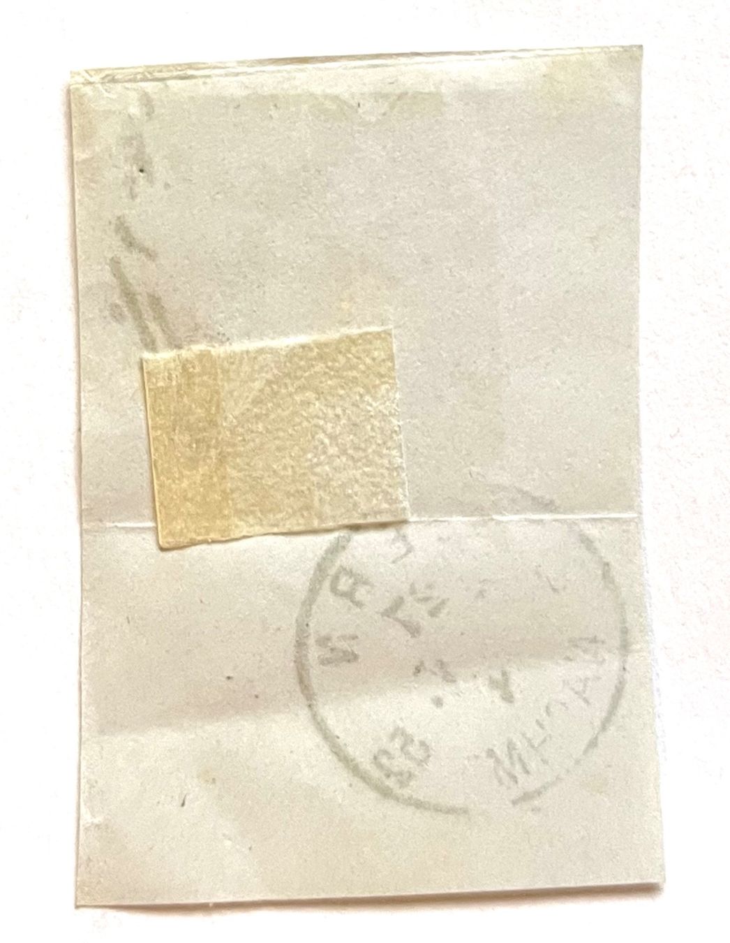 Alle Briefmarken: Rayon 17 auf brief abschnitt – Gebraucht aus Basel von Rayons 1