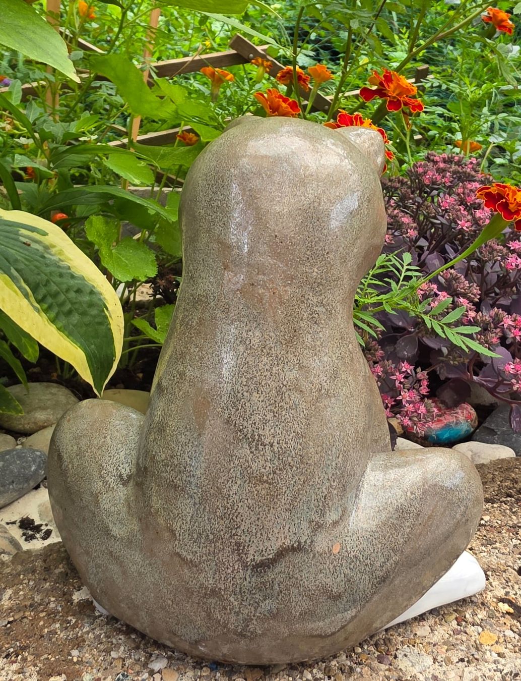 Statuette: Keramik Katze Garten Deko Tierfigur – Nuovo (secondo la descrizione) da Rheinsulz venduto da Dred 3