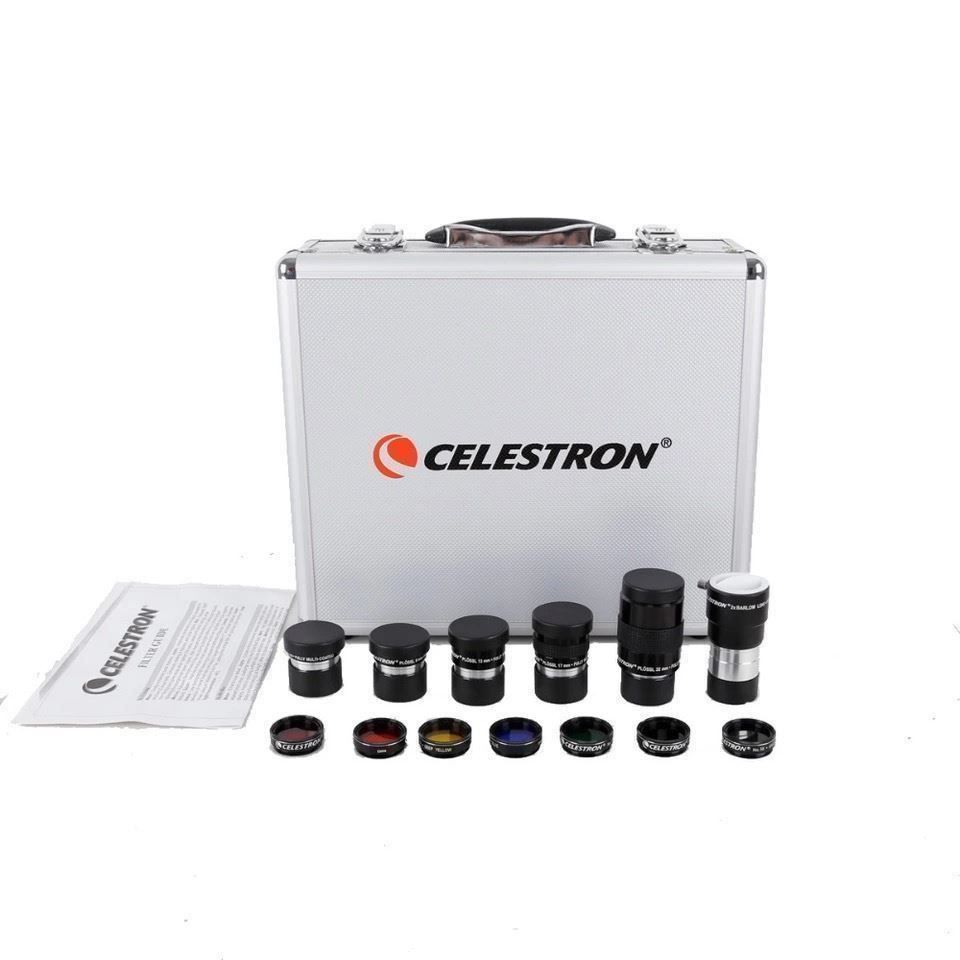 Celestron Telescopi: Celestron Okular + Filterkit 1.25 Koffer – Nuovo e nell'imballaggio originale da Zürich venduto da AstroTime 1
