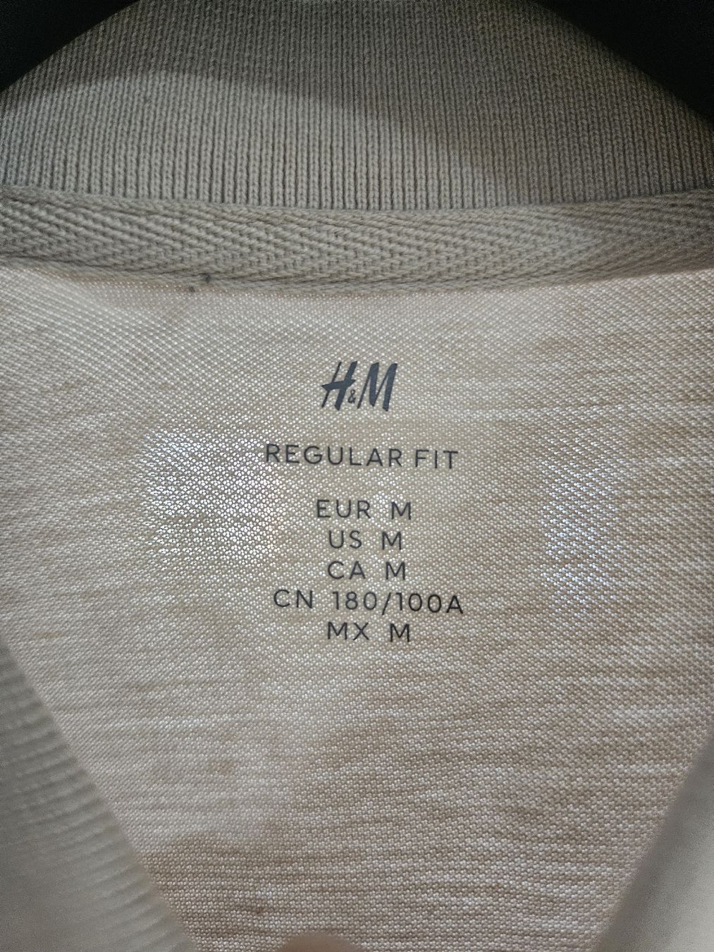 H&M Magliette Polo: H&M Poloshirt Beige, NEU, grösse M – Nuovo (secondo la descrizione) da Kreuzlingen venduto da Lore2000 1
