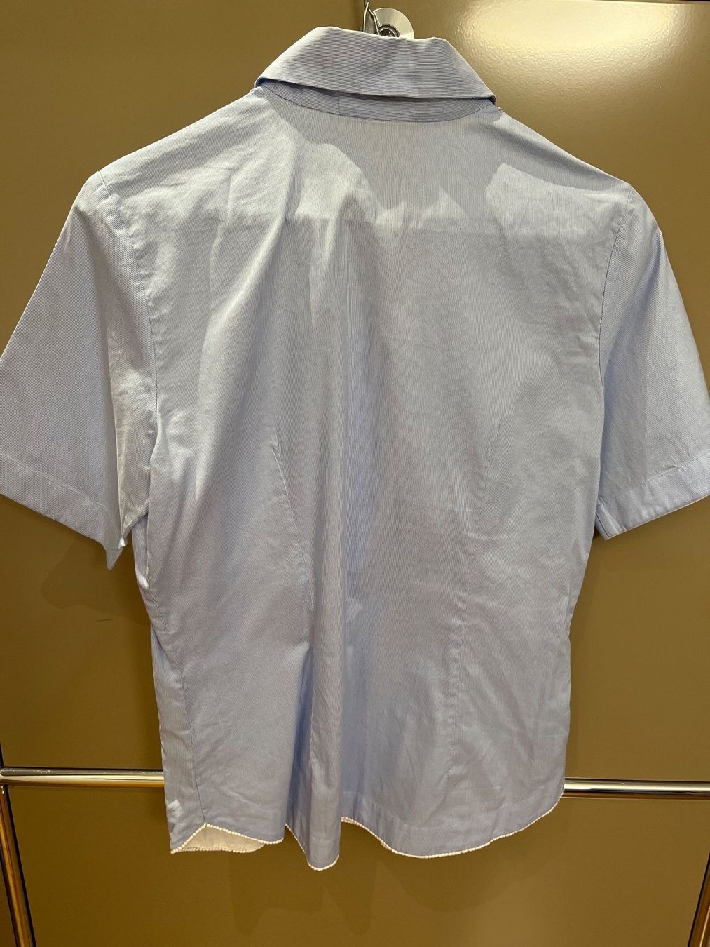 Van Laack Blusen: Van Laack - Bluse kurzarm gestreift blau Grösse 36 – Gebraucht aus Basel von Corinna58 1