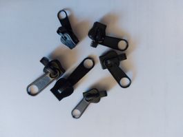 Reissverschluss-Schieber, Zipper Slider, 6 Stk, Top!