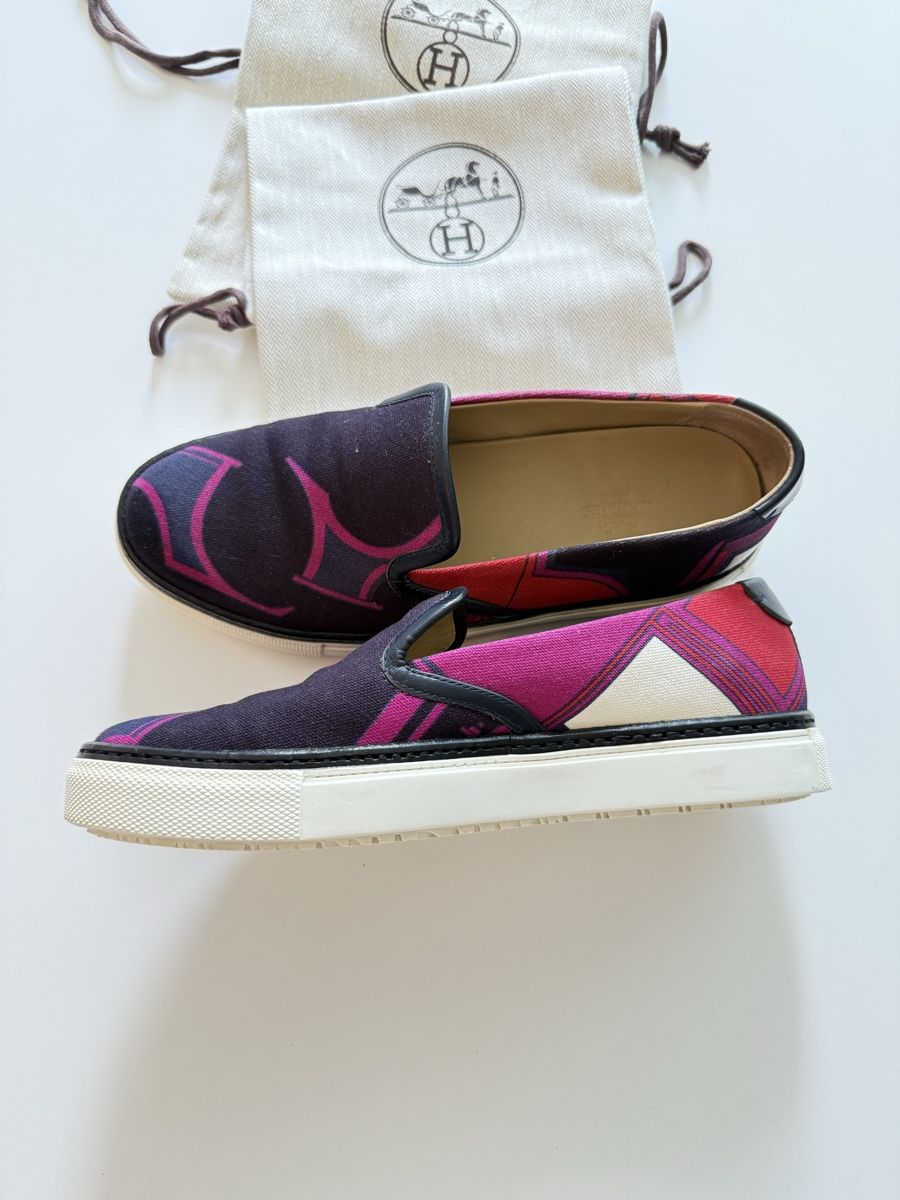 Hermès Damenschuhe: Hermès slip-on in tessuto – Gebraucht aus Comano von adr_mcr7 2