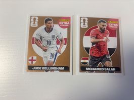 Panini Extra Sticker Bellingham/Salah Bronze