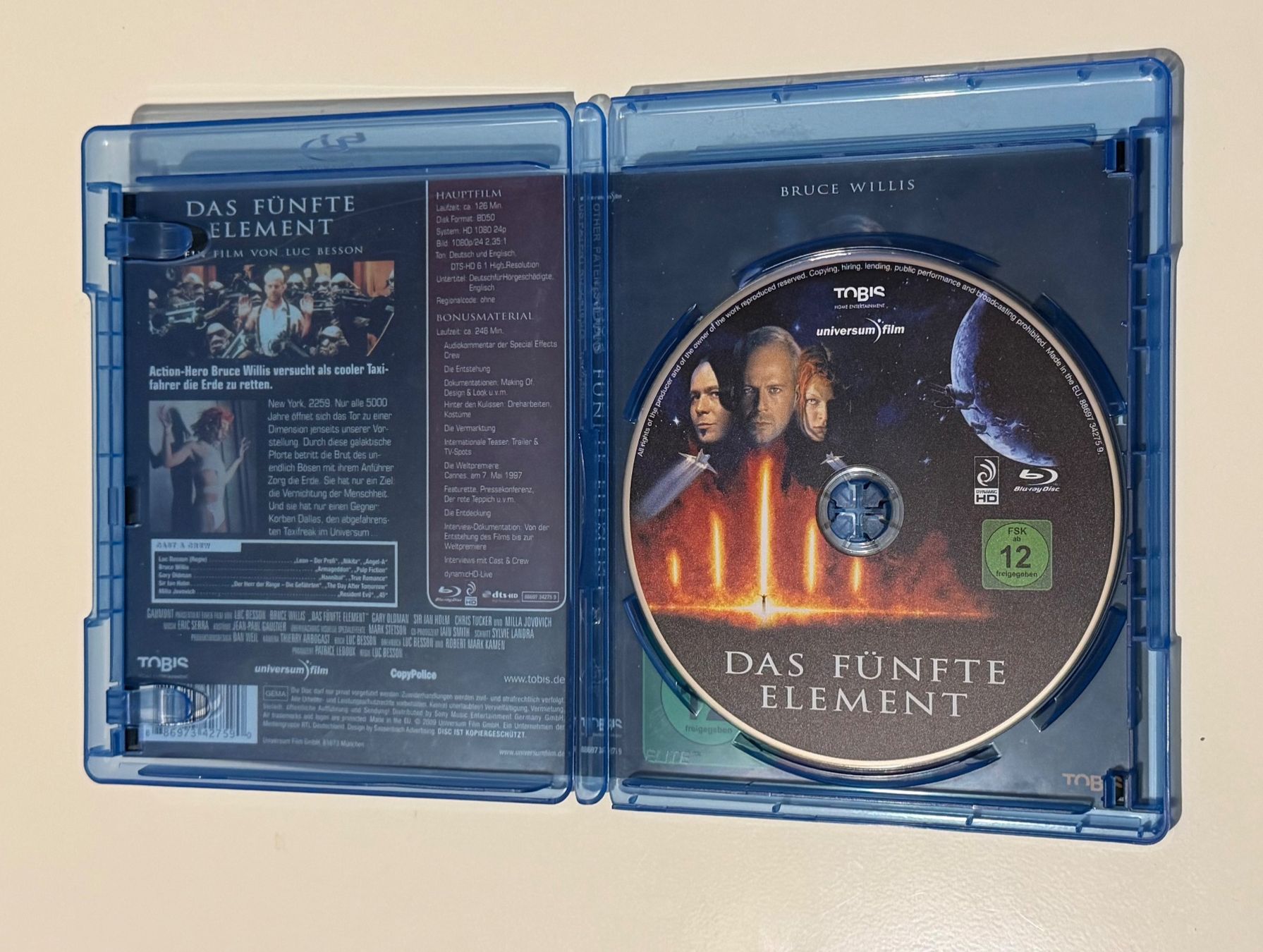 Tutti i DVDs: Das fünfte Element - Science-Fiction Klassiker Blu-ray – Nuovo (secondo la descrizione) da Altstätten SG venduto da sheamus 2
