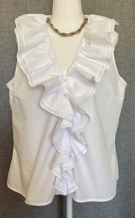 Lauren Ralph Lauren Rüschenbluse Grösse XL