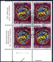 LÖWE PRO PATRIA 1968 4ERBLOCK AUSGABETAG - Y143