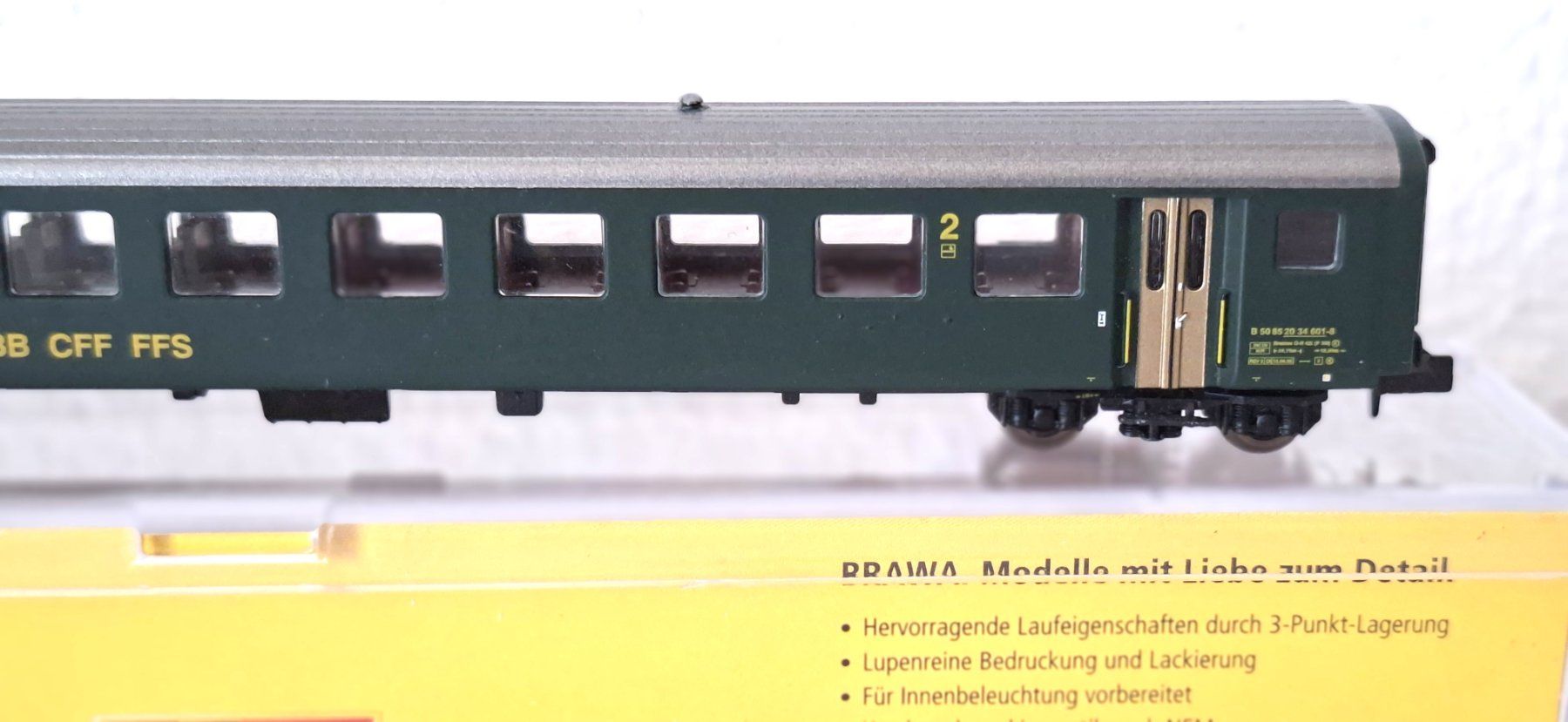 Brawa Modellini di ferrovie: Brawa SBB EW II B  65225 – Usato da Biberist venduto da Ntrains 3