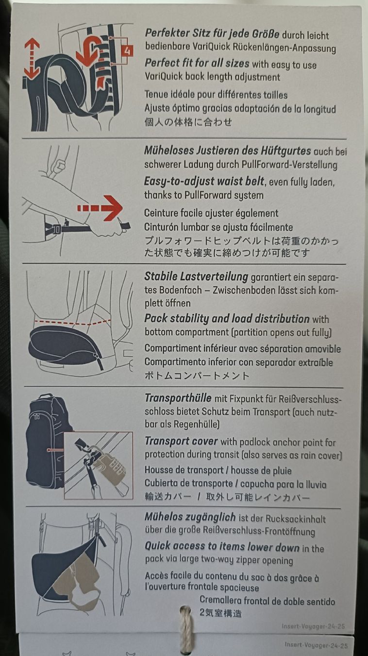 Deuter Zaini: Deuter Rucksack Voyager 65L + 10L – Nuovo (secondo la descrizione) da Ersigen venduto da janinabuetikofer 5