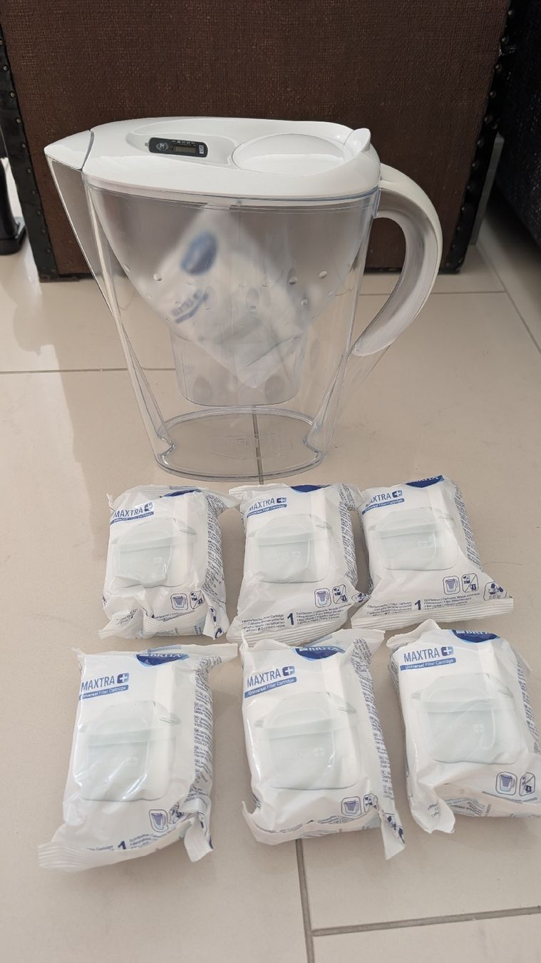 Sanitär: Brita Wasserfilter mit Digitale Anzeige + 7 Filter – Gebraucht aus Rothenburg von Sonne0310