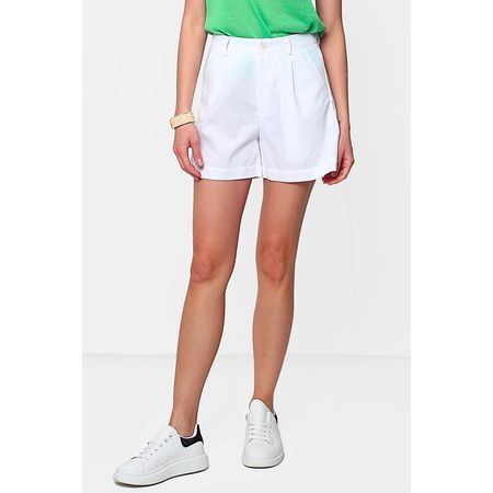 Short en lin blanc "Le Jardin du Lin" - Taille XL/42 neuf
