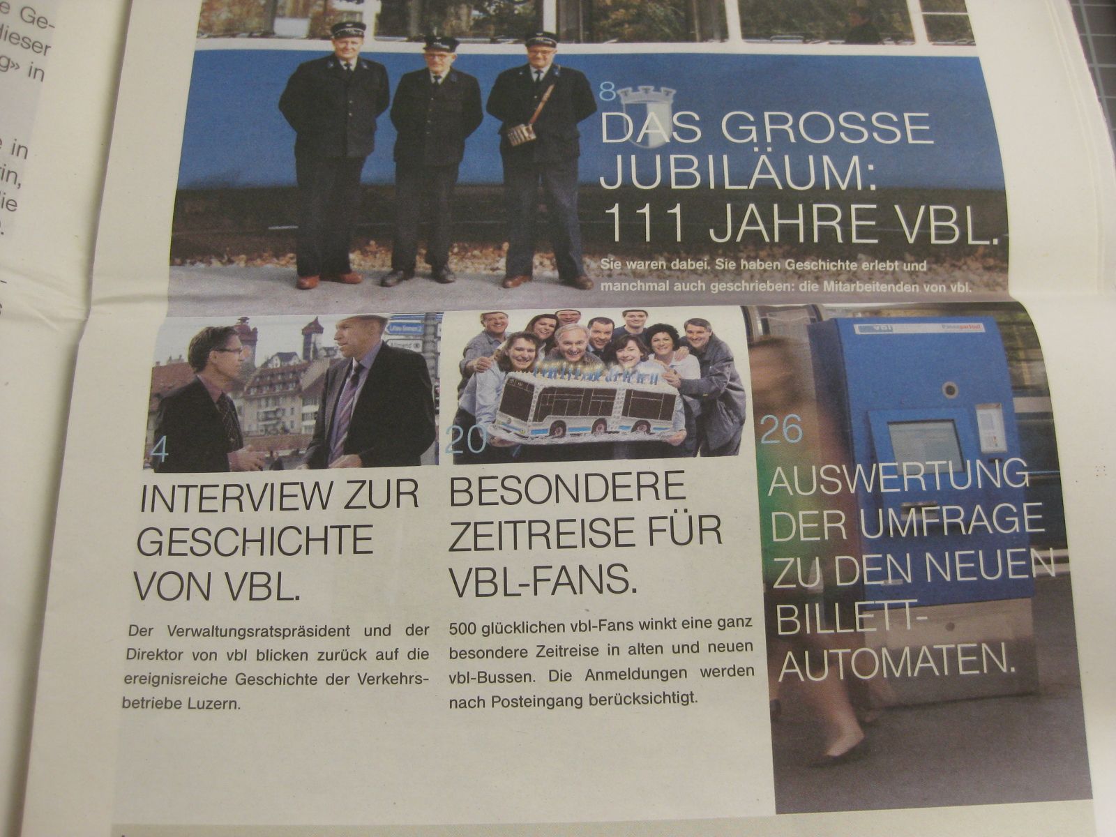 Libri: vbl Zeitung grosses Jubiläum – Usato da Malters venduto da Marosko 2