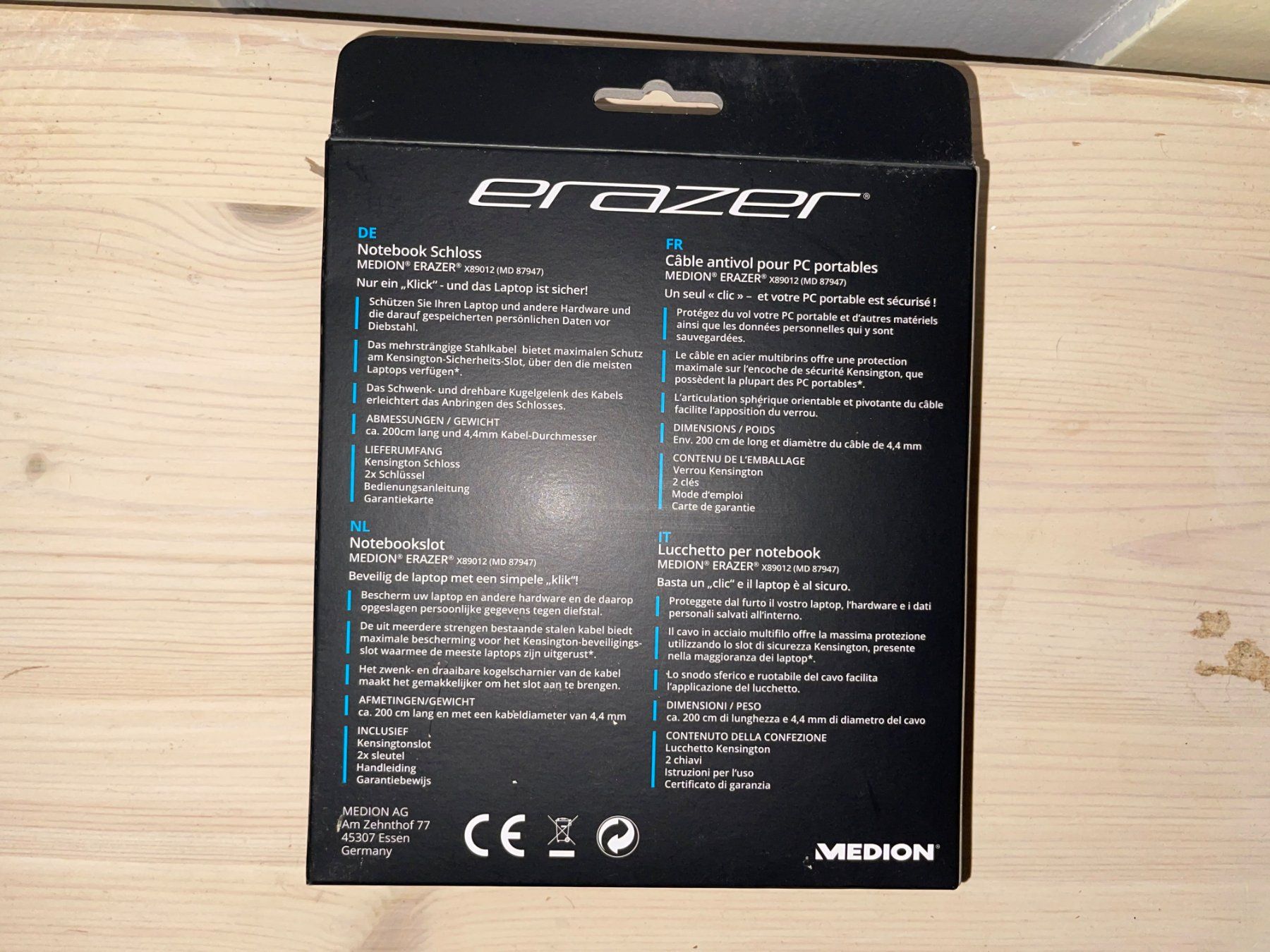 Medion Notebook: Notebook Schloss Medion Erazer X89012 – Nuovo e nell'imballaggio originale da Birmensdorf ZH venduto da delta14 1