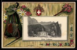 Trübsee, Hotel Hess, Bergsteigerkleidun