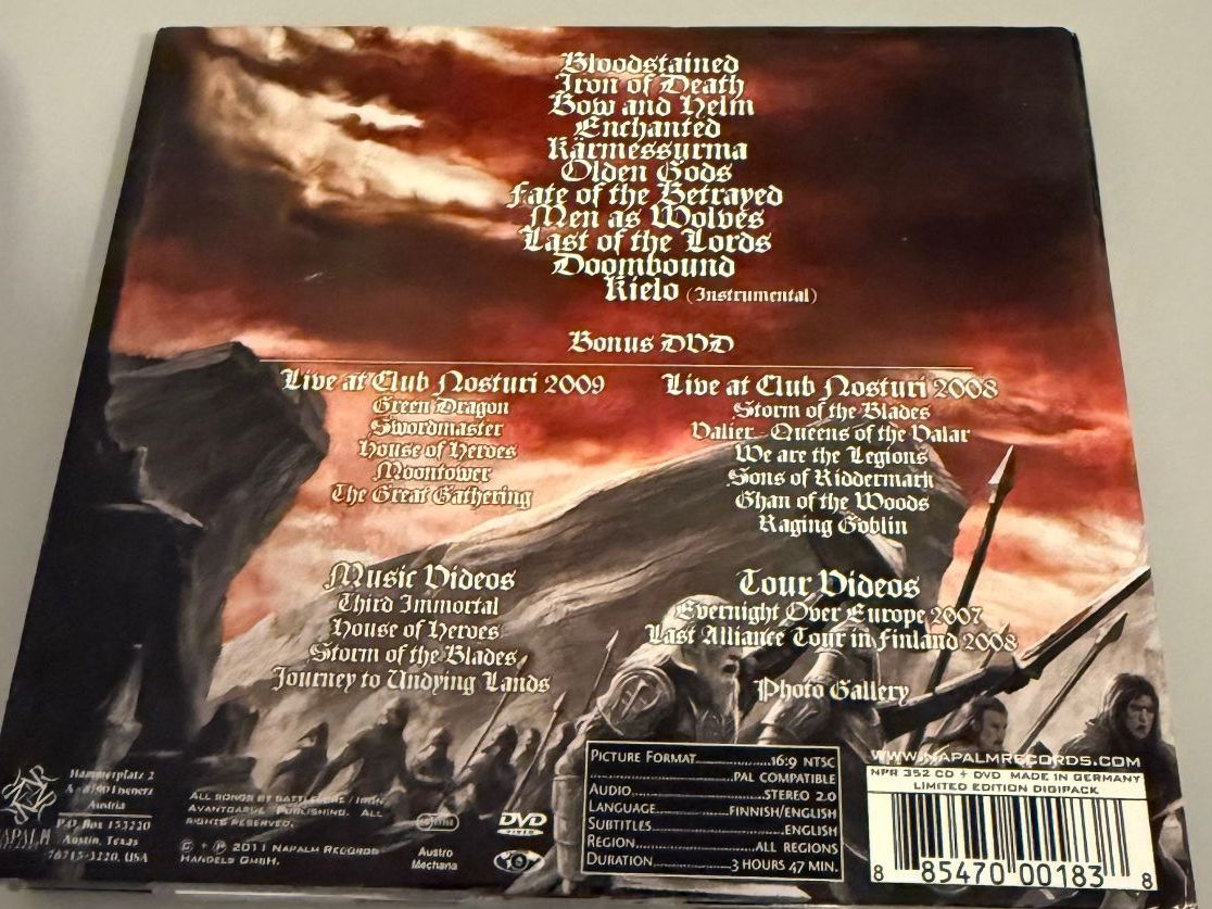 CDs: Battlelore Doombound CD + DVD – D'occasion à Langnau b. Reiden par JSMA 2