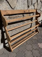Wandregal Holz rustikal/ Tellerhalter