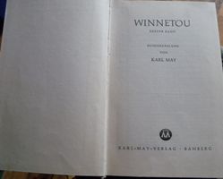 Winnetou I - Karl May, sehr altes Buch