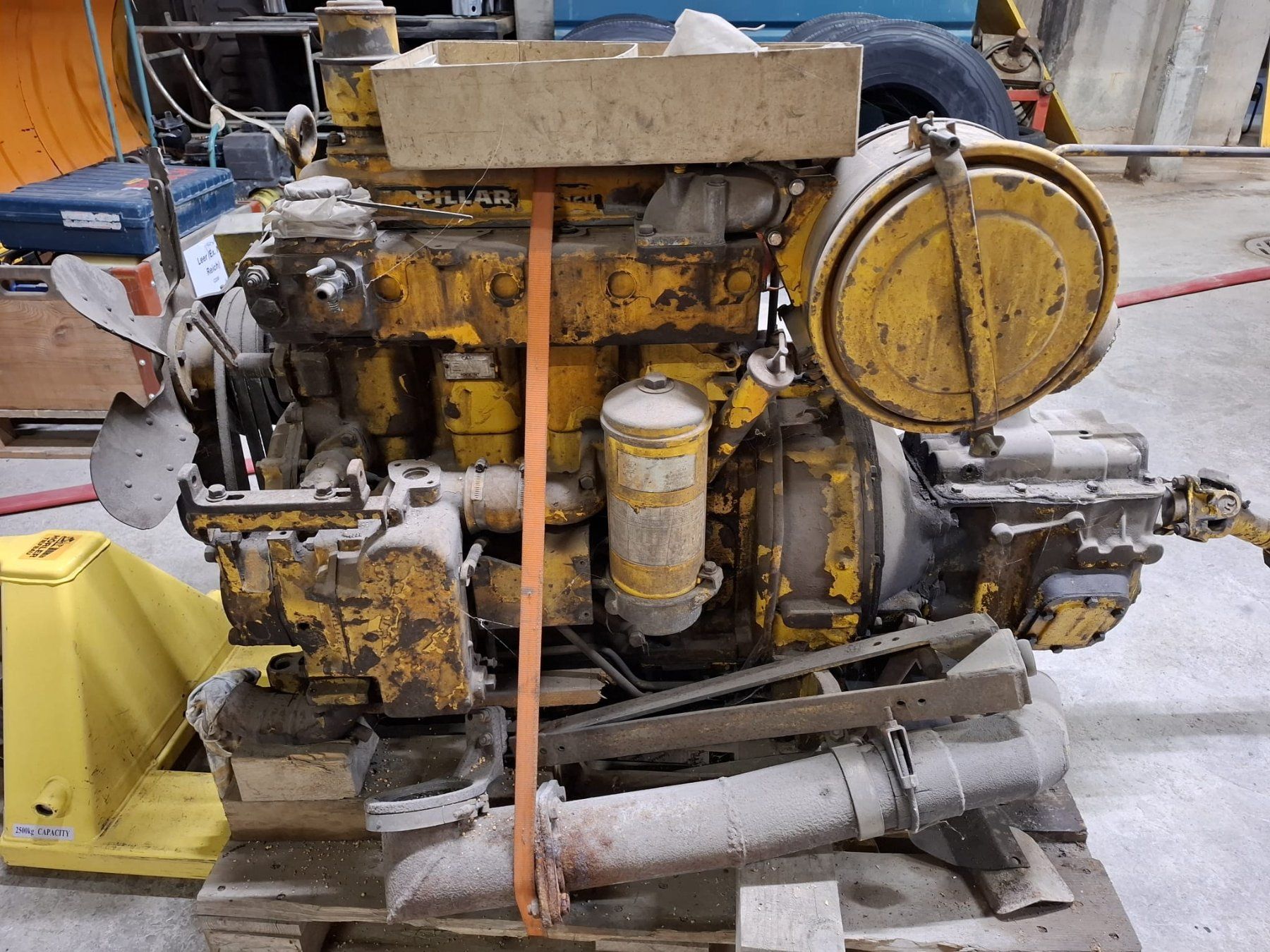 Caterpillar Bagger: Motor CAT für Seilbagger – Gebraucht aus Niederteufen von Oli181