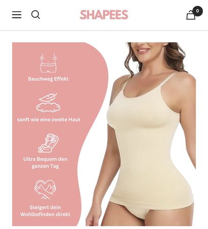 Shapewear Top Grösse L von der Marke Shapees - NEU