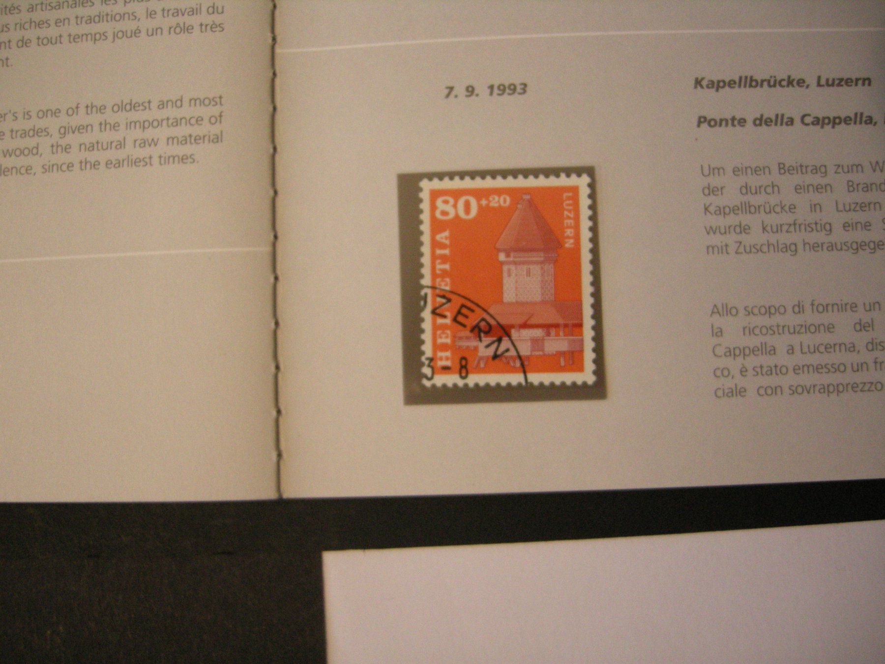 Tutti i francobolli: 1994 JAHRBUCH PTT, GESTEMPELT – Usato da Rüti ZH venduto da jupi1945 3