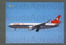 AK color McDonald Douglas MD 11,Swissair HB- IWA ≈ 1990