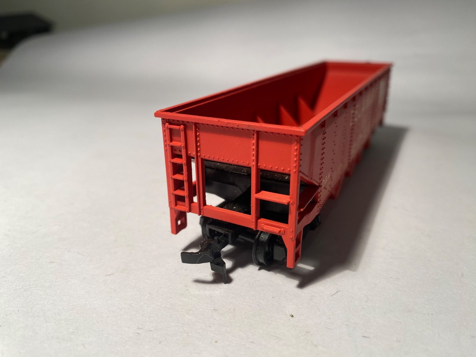 Modelleisenbahnen: BACHMANN US offener Güterwagen DELAWARE, DC Achsen – Gebraucht aus Buchrain von Modellbahn11 3