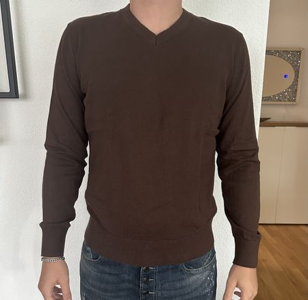 Gap Herren Pullover V-Ausschnitt braun Grösse M
