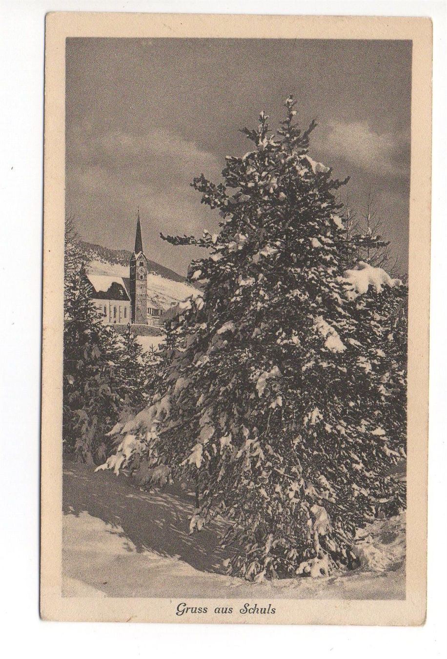 Cartoline postali: Gruss aus SCHULS – Usato da Jona venduto da philajona