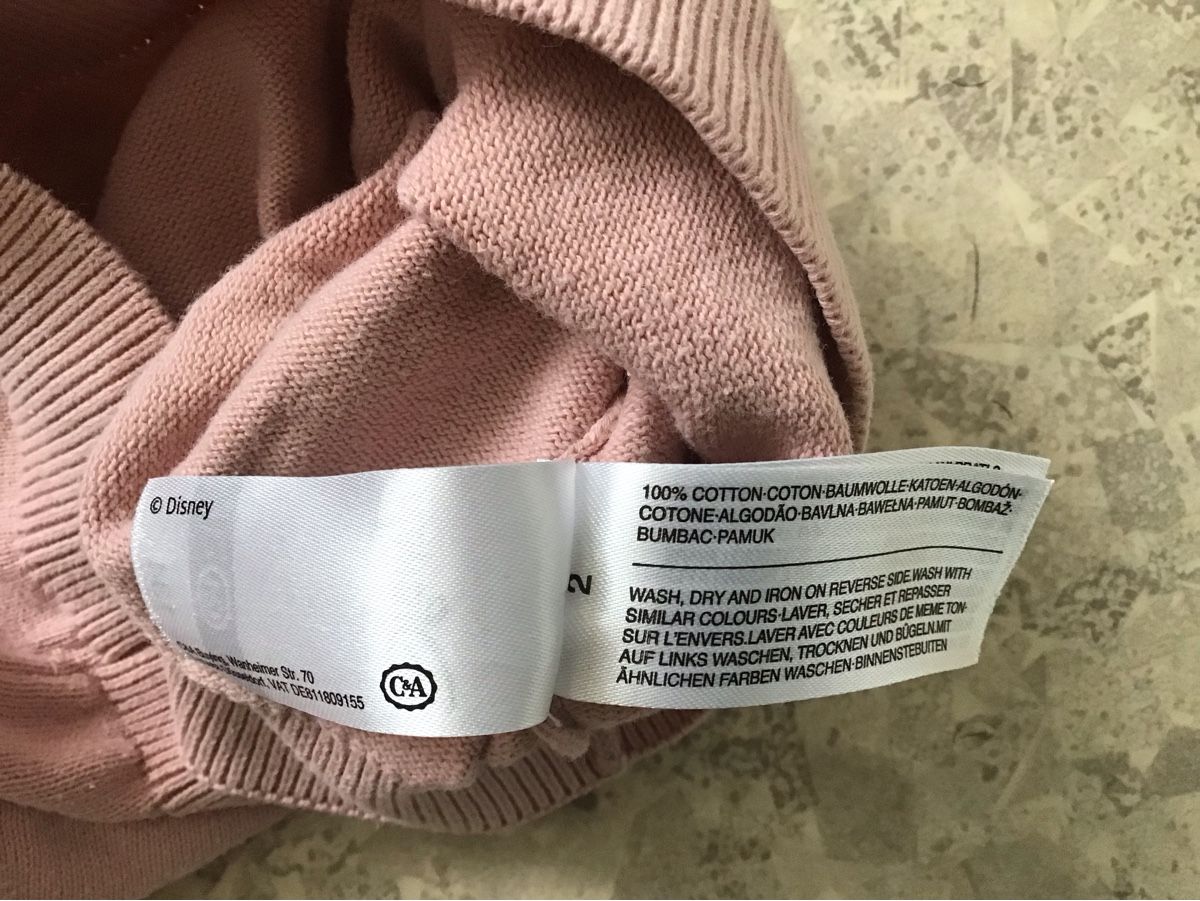 C&A Maglioni & Felpe: Minnie Mouse Pullover, Grösse 134, C&A, – Usato da Seuzach venduto da Tureda 3