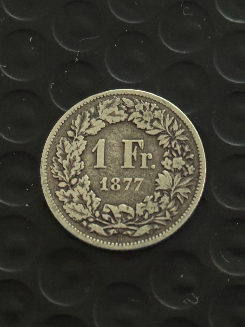 Tutti le monete: 1 Franken 1877  Rar – Usato da Wallisellen venduto da SWISS_SILVER1