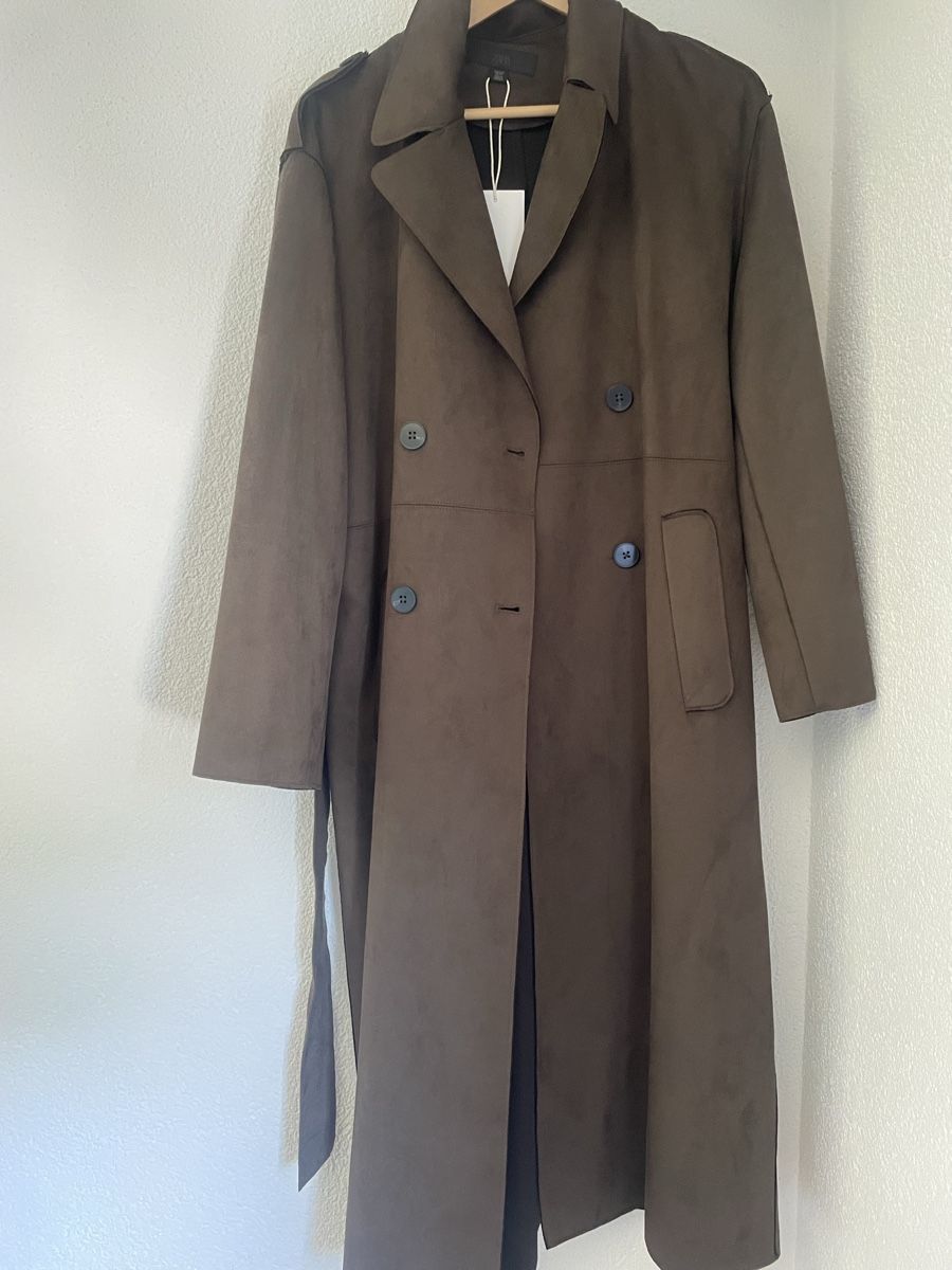 Zara Giacche: Zara Kaki trench coat – Nuovo e nell'imballaggio originale da zürich venduto da Ildiavolovesteprada 1