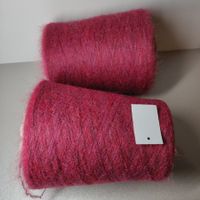 Wolle Superkid Mohair von Lineapiu, Visone 385g lampone mel.